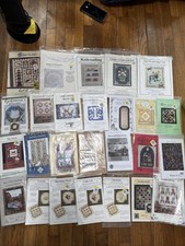 Huge Mixed Lot of 20 Applique Quiting Patterns Christmas Quilts Wall Hangings