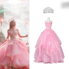 Cosplay Party Fancy Dress Wicked Part One Glinda Cosplay Costume Adult Halloween