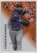 2022 Topps Pristine Orange Pulsar Refractor /25 Charlie Blackmon #101 1n9