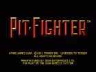 Pit-Fighter - Sega Genesis Game