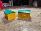 Vintage Matchbox Lesney No 60 Blue Site Hut Truck (2 HUTS ONLY)