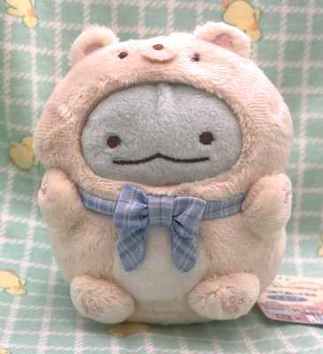 San-X Sumikko Gurashi Kuma Cafe Small Plush Doll Tokage Lizard Bear