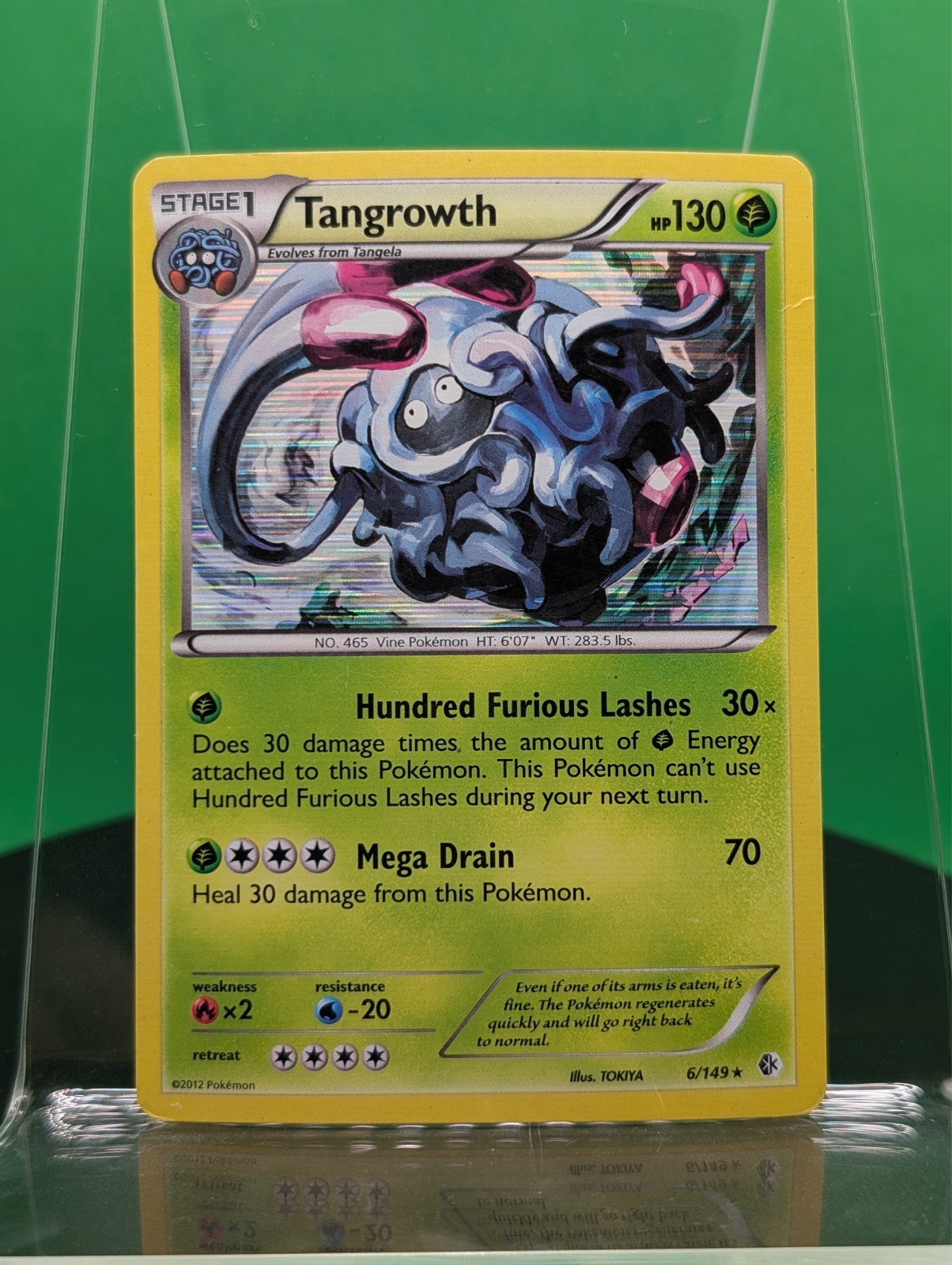Tangrowth 6/149 Boundaries Crossed Set Holo Rare 2012 English Pokemon Card