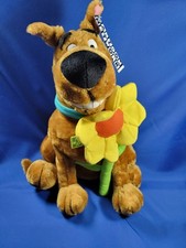 Cartoon Network Scooby Doo Holding Flower  - Plush 18" Tall - New with Tags!