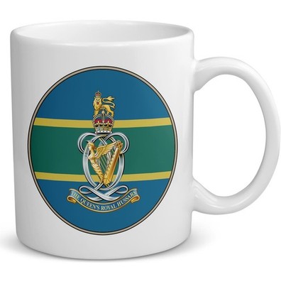 Queen's Royal Hussars - personalisierte Tasse, Farbwahl