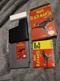 Wrath of the Black Manta NES Nintendo Complete CIB! Very Good Condition! NICE!