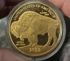 2022 24K Gold-Plated American Gold Buffalo Indian Head
