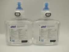 2 Refills Purell 7763 Advanced Hand Sanitizer Gel 1200ml ES8 Dispenser