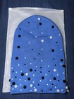 HOMME x FEMME Blue Knit Beanie with Pearl & Black Beaded Accents Brand new — photo 3