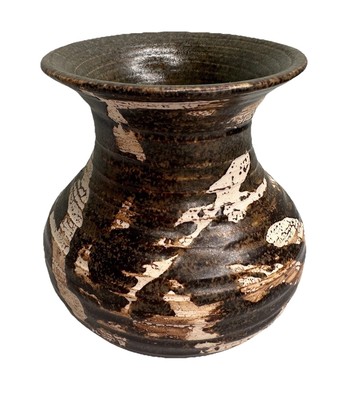 Brick Cream Swirl Vase