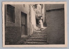 Gandria bei Lugano Schweiz - Gasse Altstadt - Altes Foto 1950er