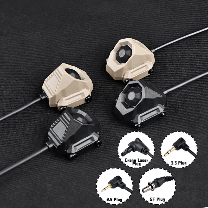 Linterna táctica Airsoft M300 M600 AXON SL interruptor de botón láser PEQ y NEGRO { Foto 2 de 4