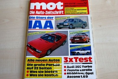 2) MOT 19/1983 - Toyota Corolla 1.6 DX mit 84PS - MG Metro Turbo mit 90PS in ein