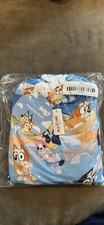NIB NWT Little Sleepies Bluey Crib Sheet Bluey Cloud Blanket