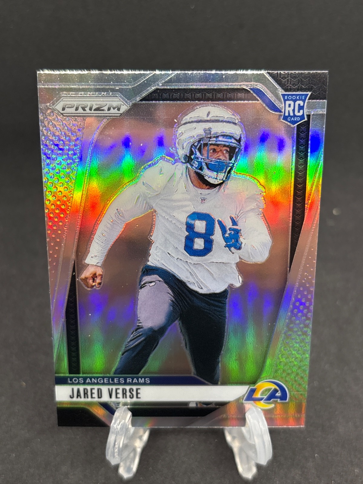 2024 Panini Prizm - Rookie Jared Verse #341 Silver Prizm (RC) Rookie Card Rams