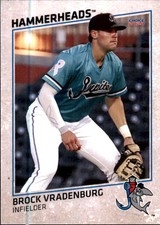 2024 Jupiter Hammerheads Choice #23 Brock Vradenburg Pasadena California NM Card