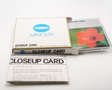 Minolta Closeup Card Open Box 