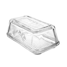 Image of Kilner Glass Butter Dish 250g Capacity Durable BPAFree Keeps Butter Fresh Lon...