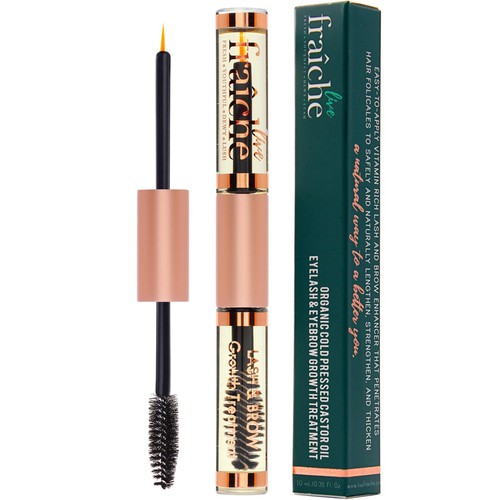 USDA Organic Castor Oil Lash Serum - Premium All Natural Cold Pressed Castor ...