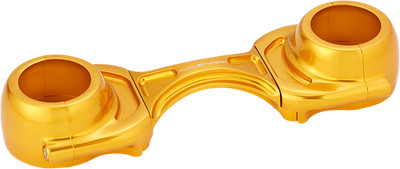 Arlen Ness 20-358 Method Fork Brace 49mm Gold Harley FLD FXD Dyna Switchback