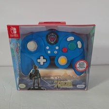 Official Nintendo Switch Wired Fight Pad Pro Link Blue Edition ZELDA BOTW USB