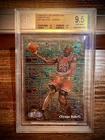 1998-99 Flair Showcase Takeit2.Net Michael Jordan #/1000 Iconic BGS 9.5 w. 10