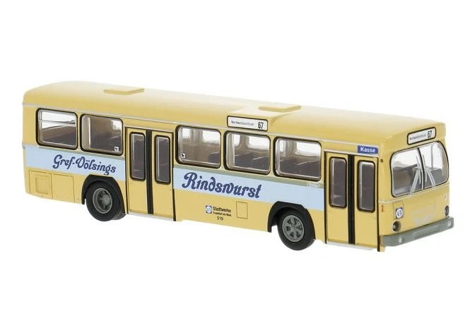 Brekina Stadtbus Büssing BS110 Gref Völsing aus Frankfurt 59156 - Bild 1 von 1