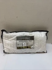 Hotel Suite White Goose Feather Pillow, King