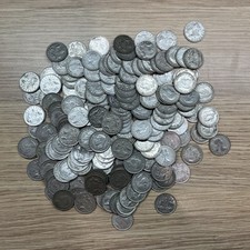 Mixed 1946 - 1963 Sixpence Silver Coins - 500g Bags - 50% Post Australian Scrap