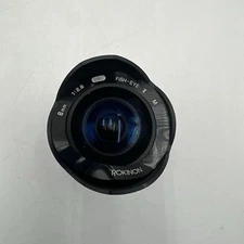 Rokinon 8mm f/2.8 UMC Fisheye II Lens Read