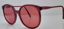 Vintage Burgundy Pearl Round Horn-Rimmed Sunglasses USA FRAMES ONLY