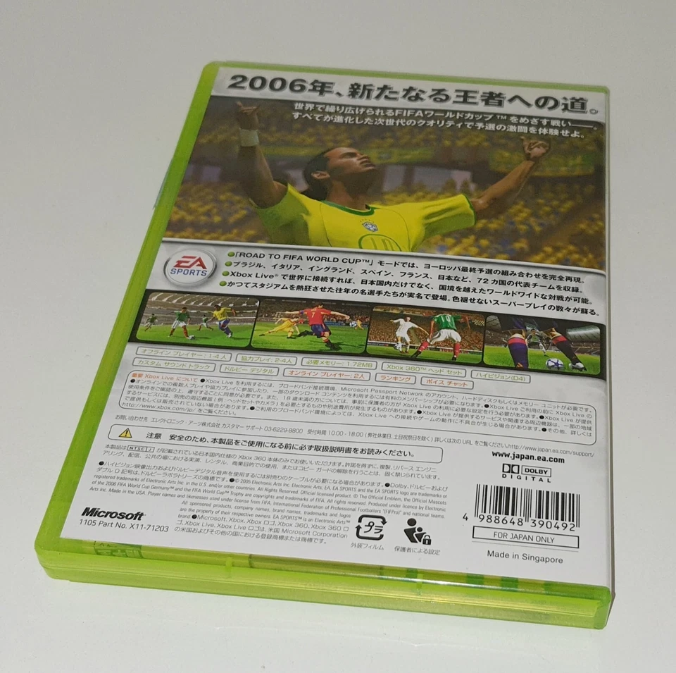 FIFA 06: Road to FIFA World Cup (Microsoft Xbox 360, 2005) - NTSC-J - MINT - Image 2 of 3