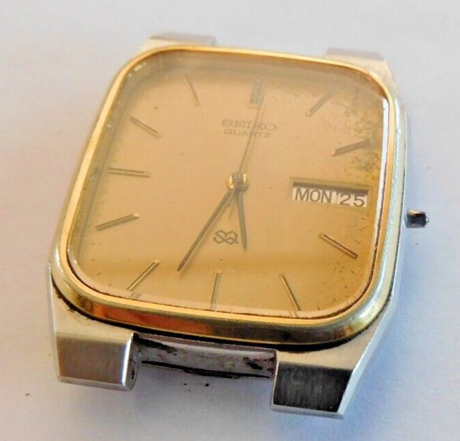 SEIKO 2633 WATCH #2633-5059 NO BAND NOT RUNNING MISSING COIL