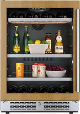 Avallon AWBC242LH 24"W 14 Bottle Capacity and 82 Can Capacity - Panel Ready