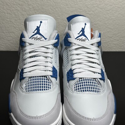 Nike Air Jordan Retro 4 Industrial blue 2024 Size 9.5 Military