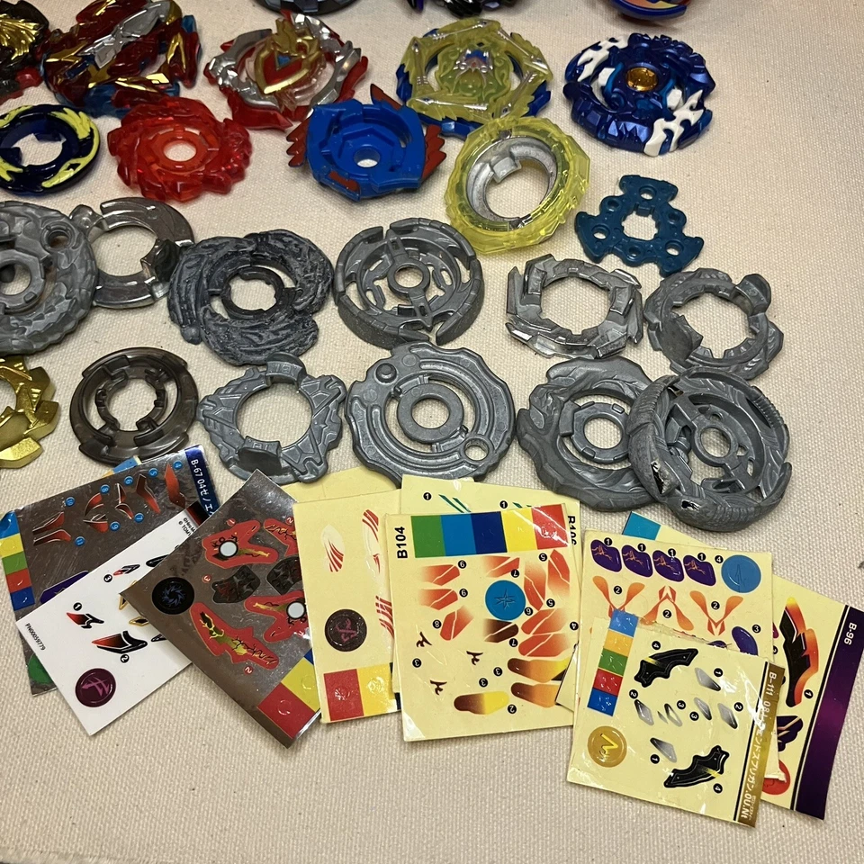 Takara Tomy Hasbro Beyblade Gran Lote Ráfaga Bakuten Disparar Furia de Metal y Piezas Foto 4 de 4