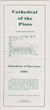 1984 Cathedral Of The Pines Rindge New Hampshire Brochure