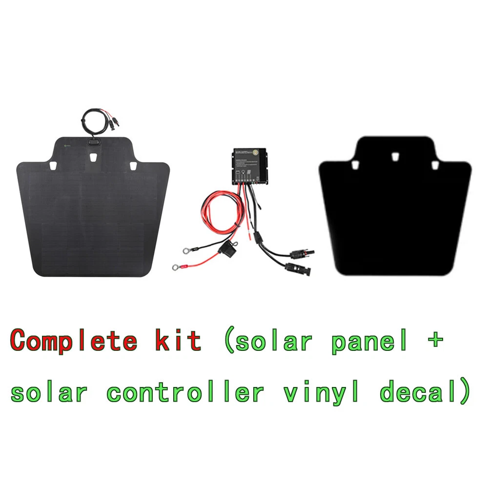 complete kit (solar panel+MPPT solar controller+vinyl decal)