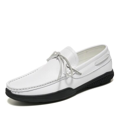 Genuine Leather men's Shoes Anti-slip Loafers Casual Shoes Flats Walking Shoes 