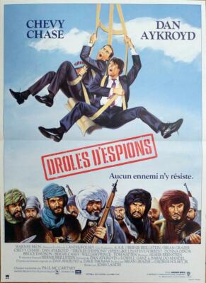 SPIES LIKE US - LANDIS / CHASE / AYKROYD - ORIGINAL FRANZÖSISCHES FILMPLAKAT