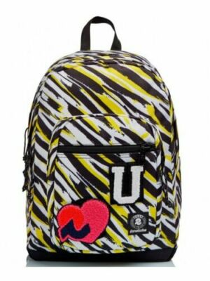 ZAINO INVICTA JELEK ANIMALIER CAMO GIALLO BIANCO