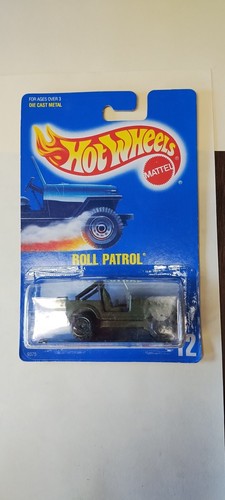 ULTRA RARE! 1989 HOT WHEELS BLUE CARD ROLL PATROL #12 SPEED POINTS