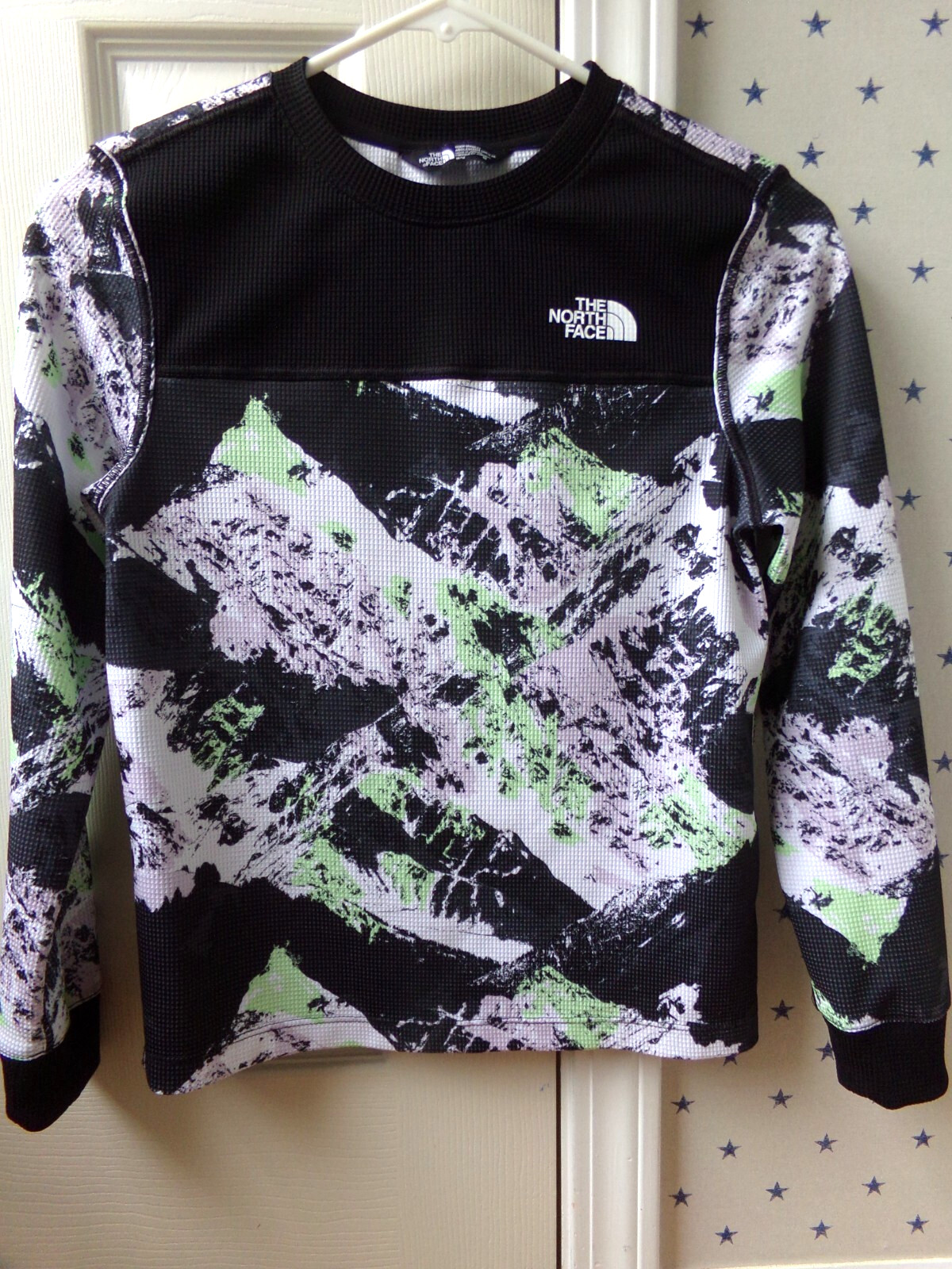 NORTH FACE Shirt M FLASH DRY 10 Medium Boys Girls Long Sleeve Mountains Teen thumbnail 2