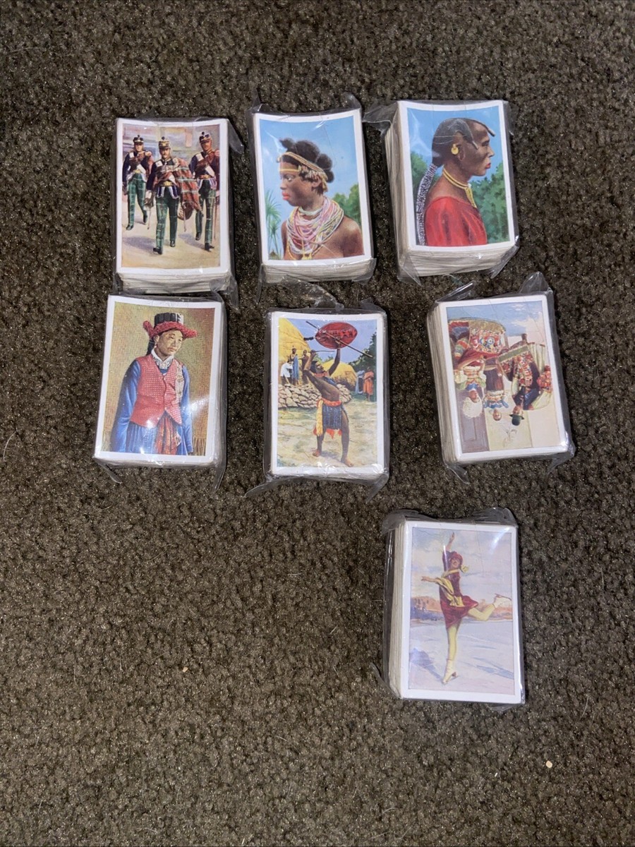 Large Lot Of German Cigarette Cards issued in 1930-1935 Hundreds Of Cards