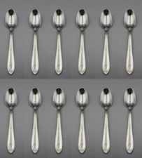 Lenox Stainless Canyon Street Teaspoons - Set of Twelve *