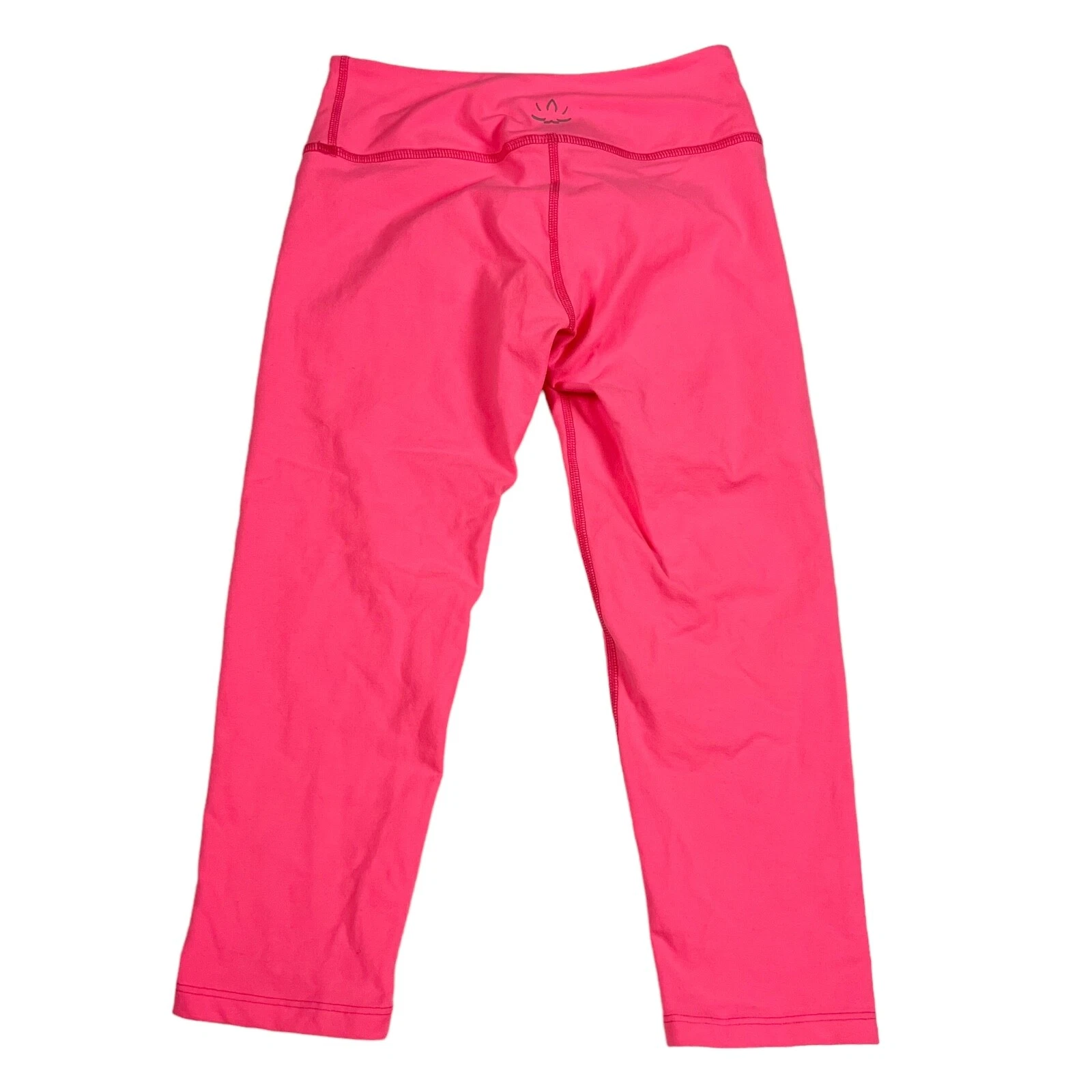 beyond-yoga crop hot fluorescent leggings