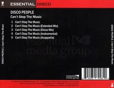 DISCO PEOPLE CAN'T STOP THE MUSIC NEW CD