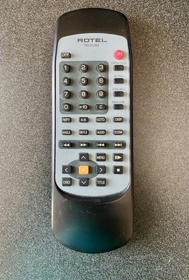 Original Rotel RR-DV94 Remote Control For RDV-1060 DVD Player     FREE SHIPPING!