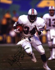 Woody Bennett signed NFL football 8x10 photo W/Cert Autographed 02