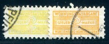 FRANZ&Ouml;SISCHE ZONE WOHNUNGSBAUMARKEN 1949 3a,c gestempelt (I3691
